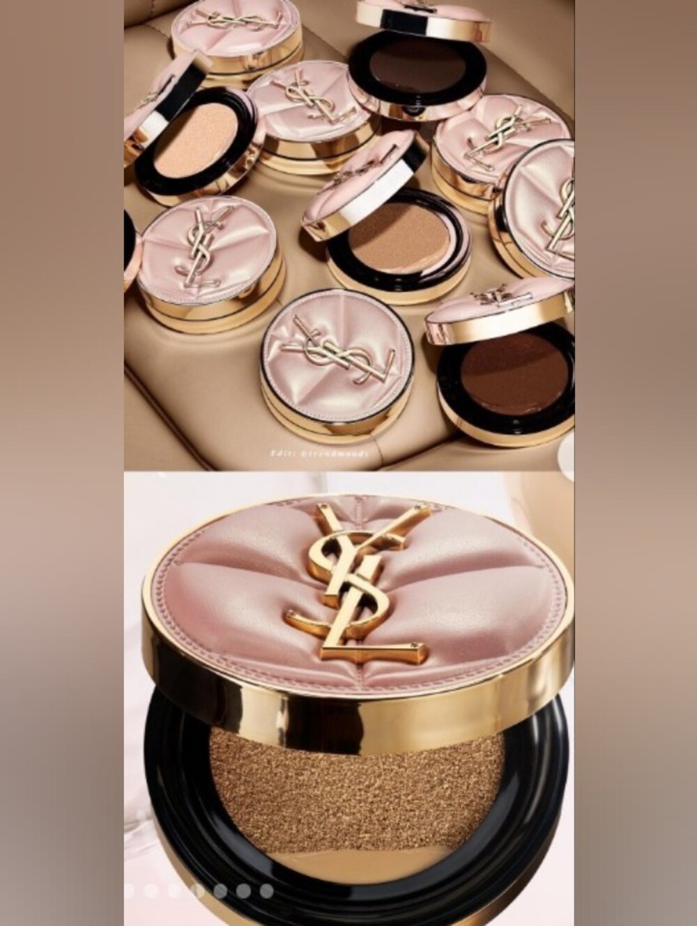 Yves Saint Laurent Touche Éclat Glow-Pact Cushion Foundation- Shade B10 - Picture 5 of 5
